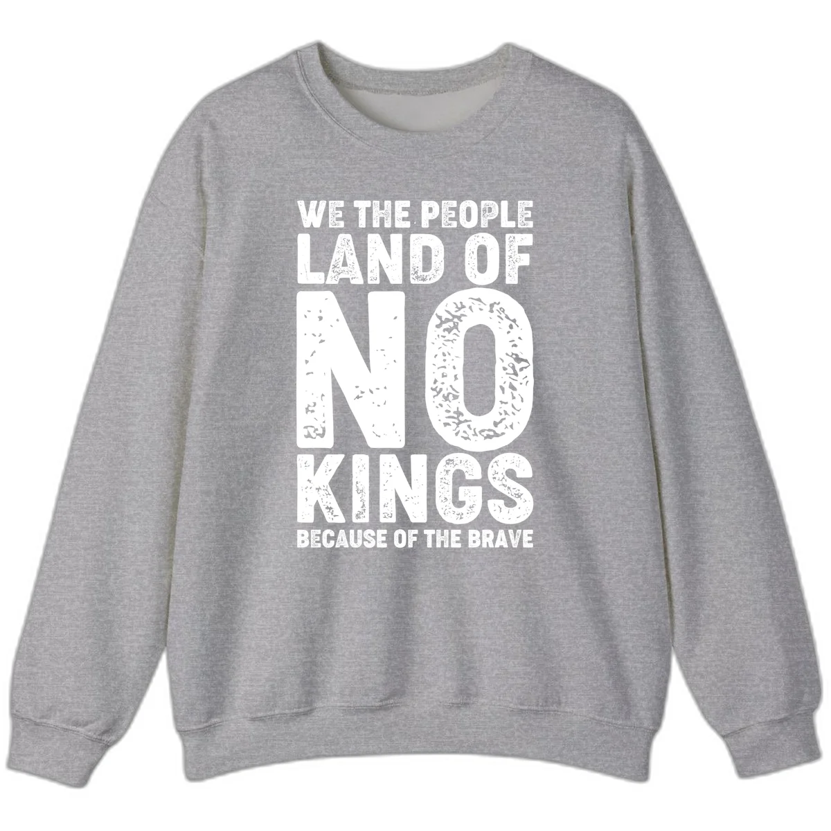We The People Bravery Foundation Sweatshirt in Sport Grey