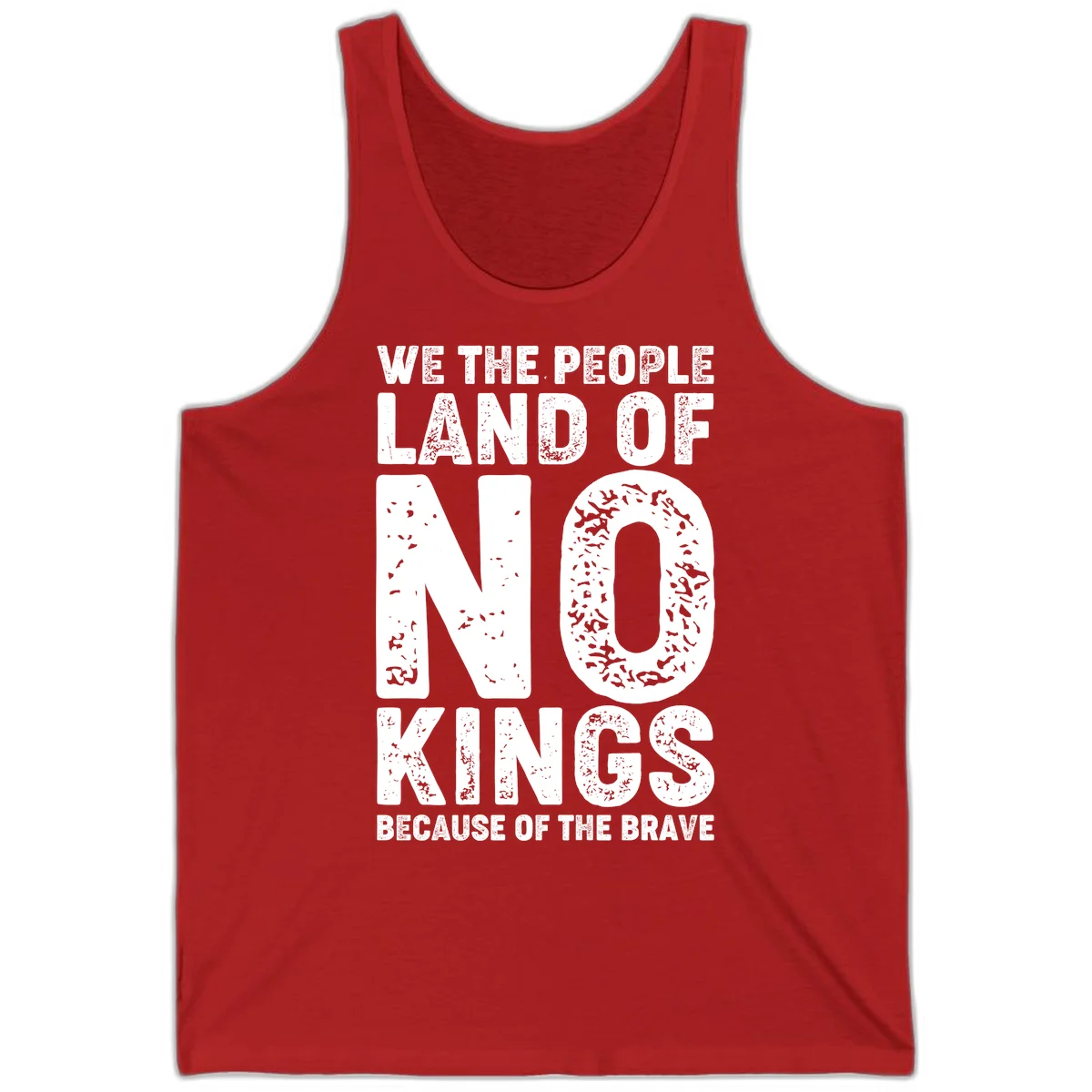 We The People Bravery Foundation Tank in Red