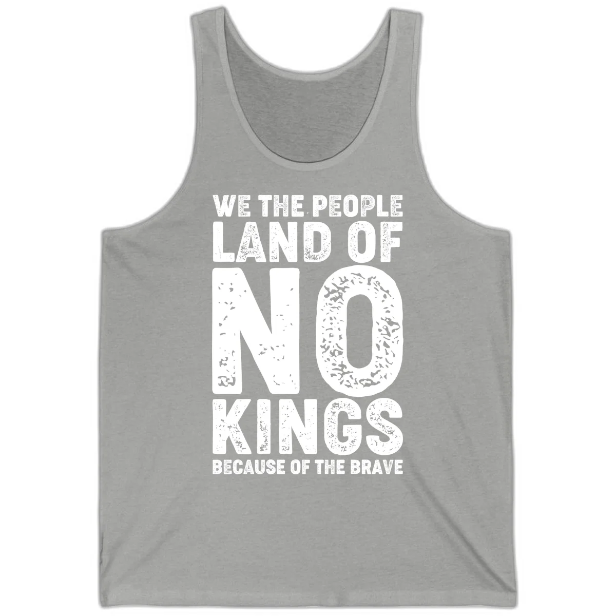 We The People Bravery Foundation Tank in Athletic Heather