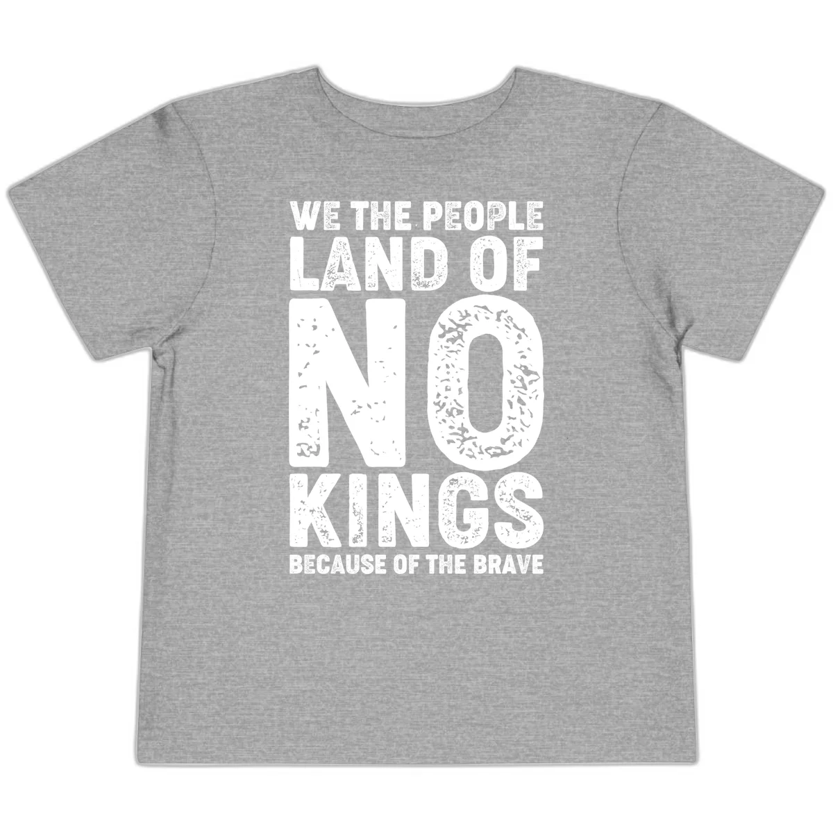 We The People Bravery Foundation Toddler T-Shirt in Athletic Heather