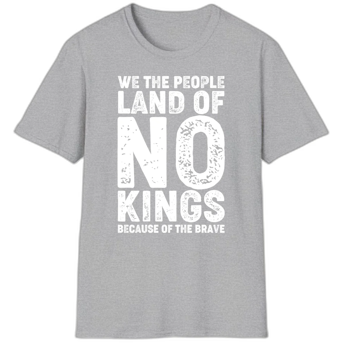 We The People Bravery Foundation T-Shirt in Sport Grey