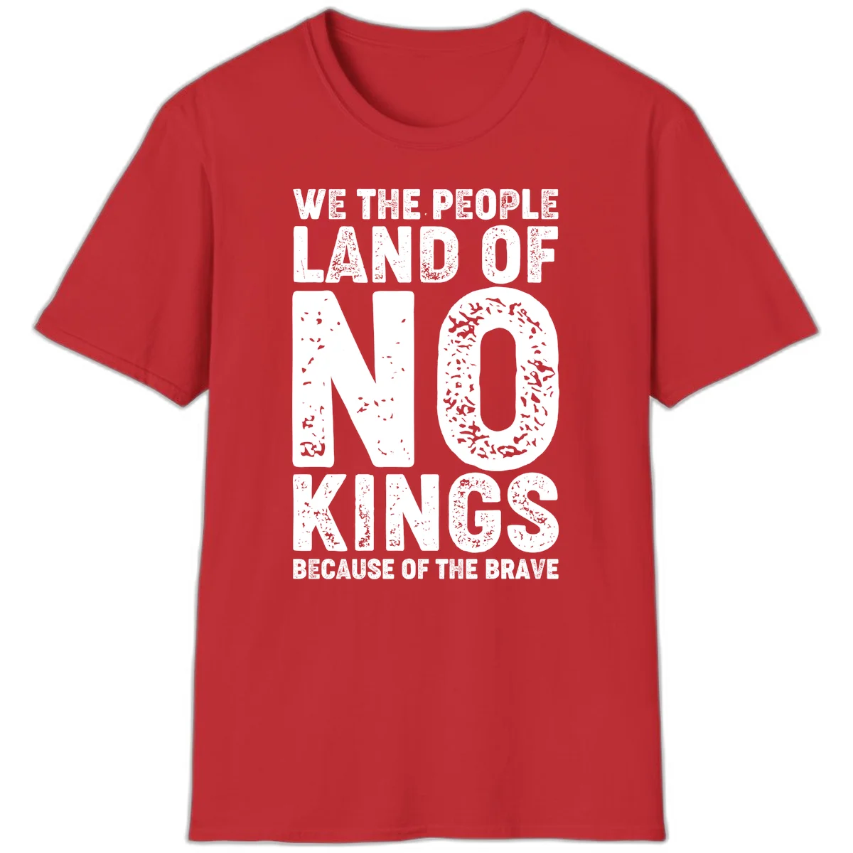 We The People Bravery Foundation T-Shirt in Red