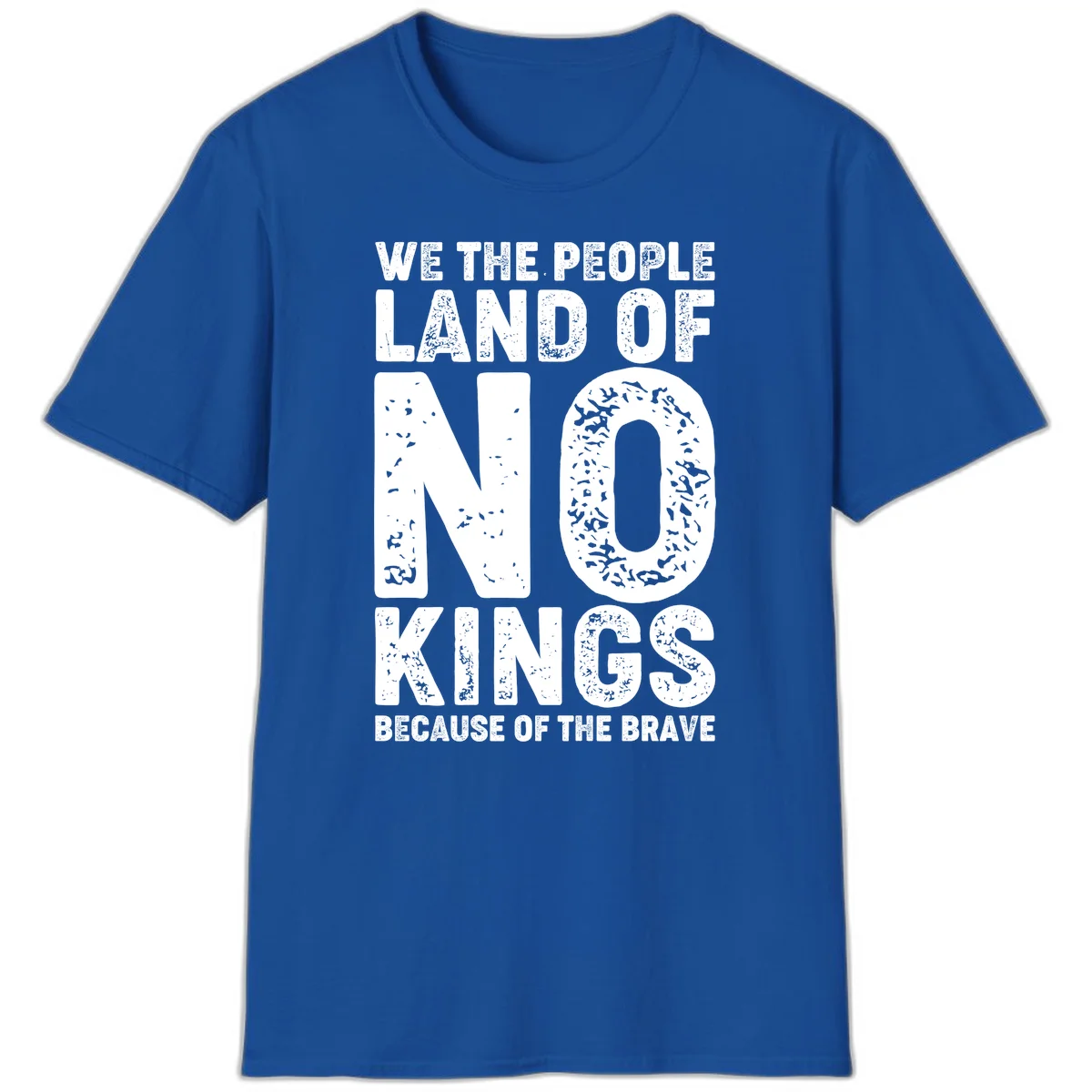 We The People Bravery Foundation T-Shirt in Royal