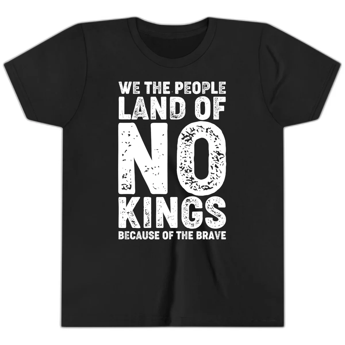 We The People Bravery Foundation Youth T-Shirt in Black