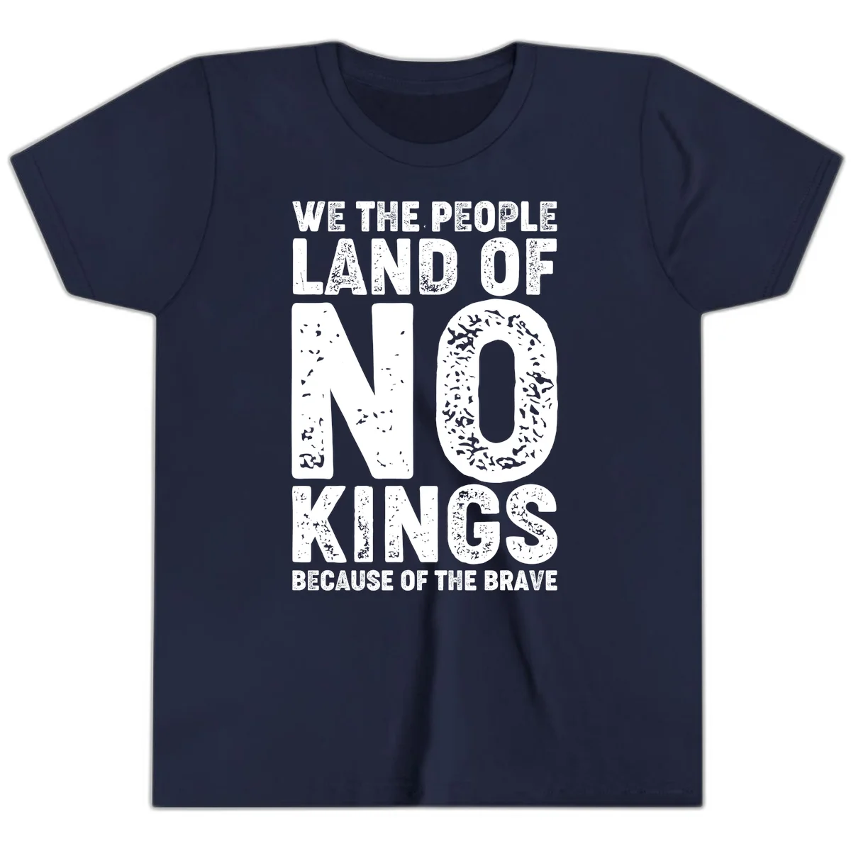 We The People Bravery Foundation Youth T-Shirt in Navy