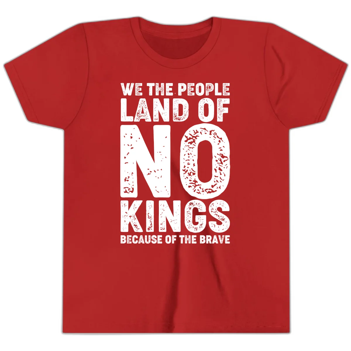 We The People Bravery Foundation Youth T-Shirt in Red