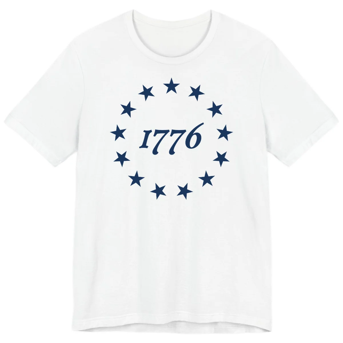 America 250th Anniversary EST 1776 Stars Premium T-Shirt in White