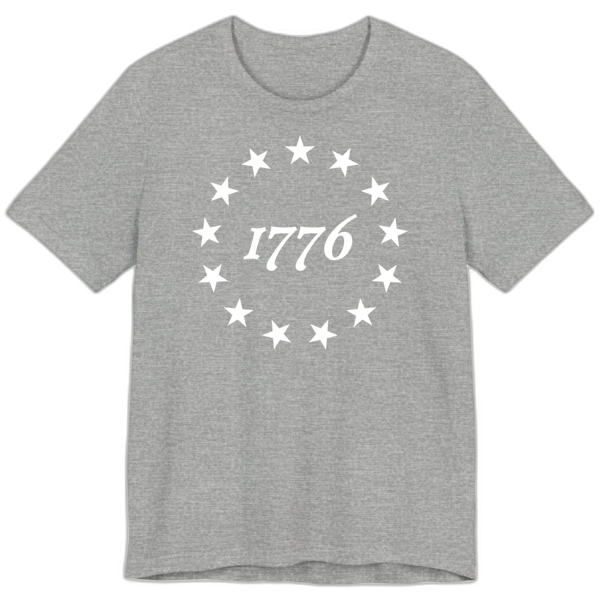 America 250th Anniversary EST 1776 Stars Premium T-Shirt in Athletic Heather