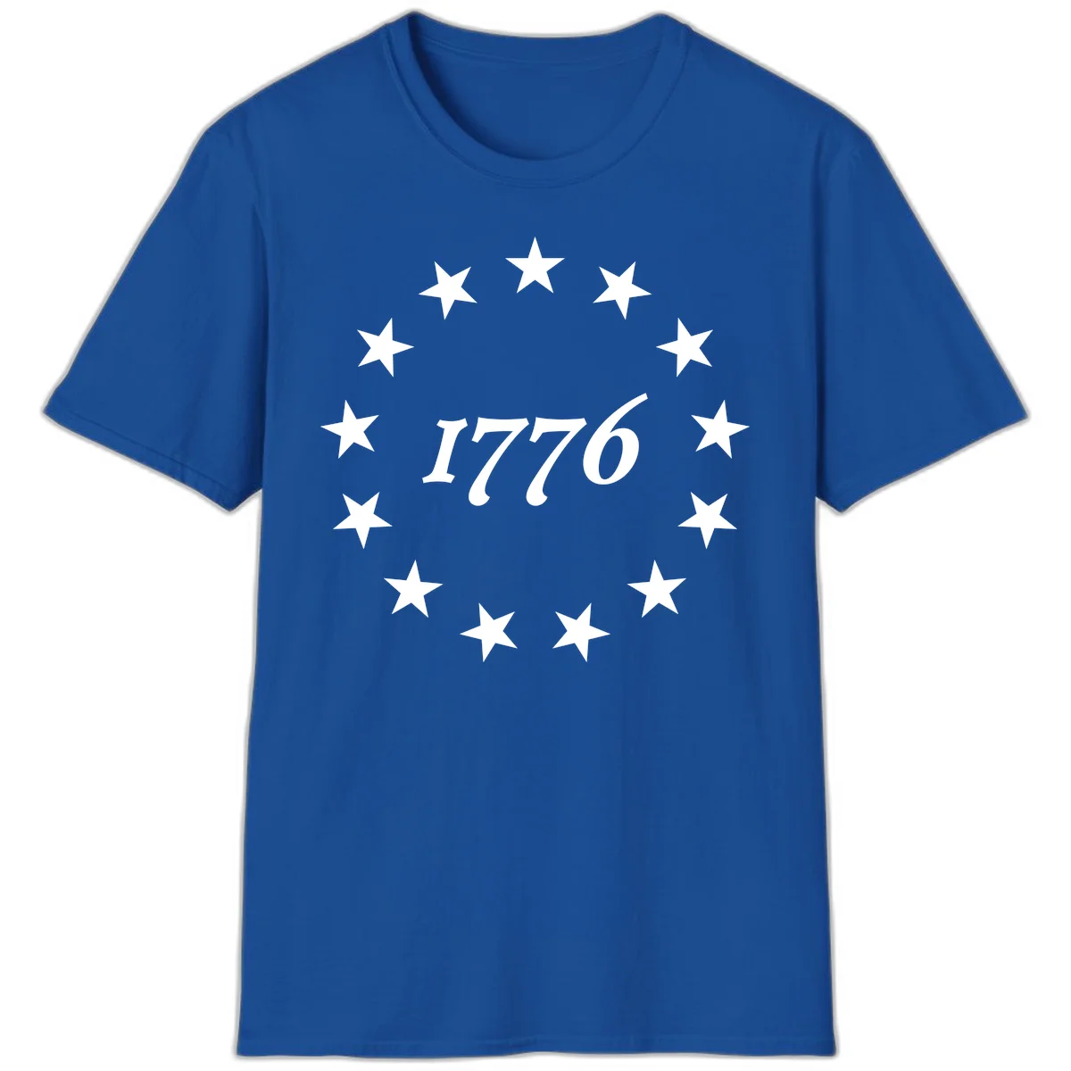 America 250th Anniversary EST 1776 Stars T-Shirt in Royal