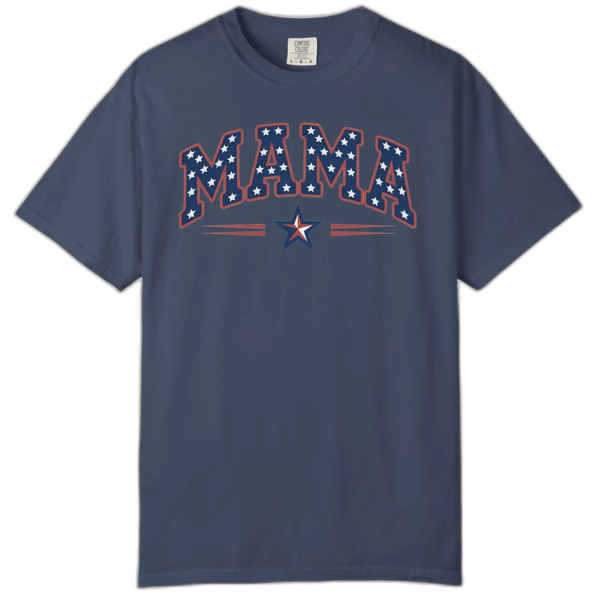 Star-Spangled Mama Comfort Color in Midnight