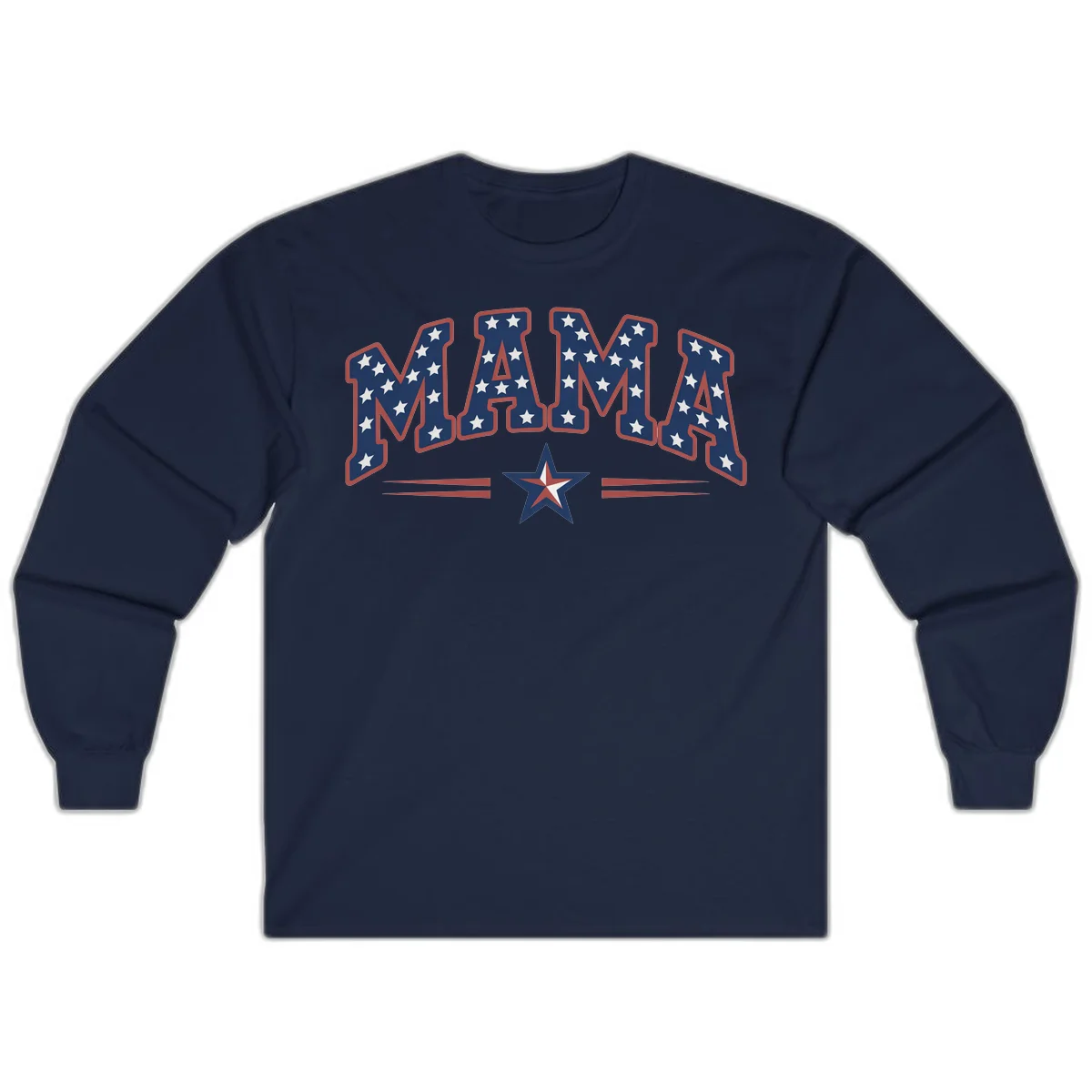 Star-Spangled Mama Long Sleeve in Navy