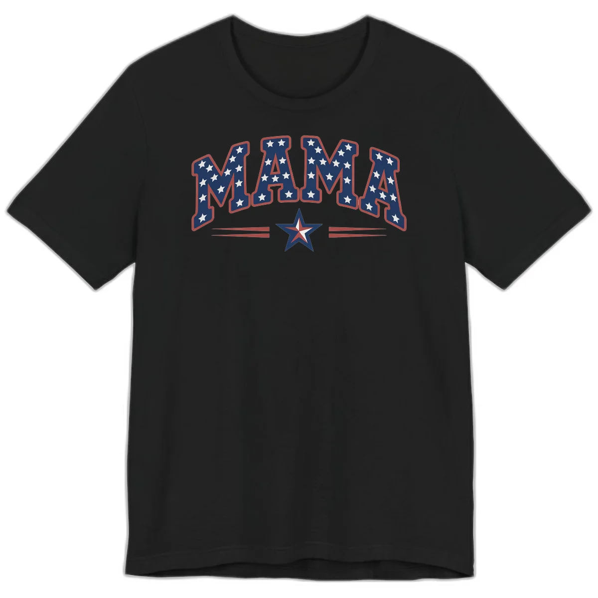 Star-Spangled Mama Premium T-Shirt in Black