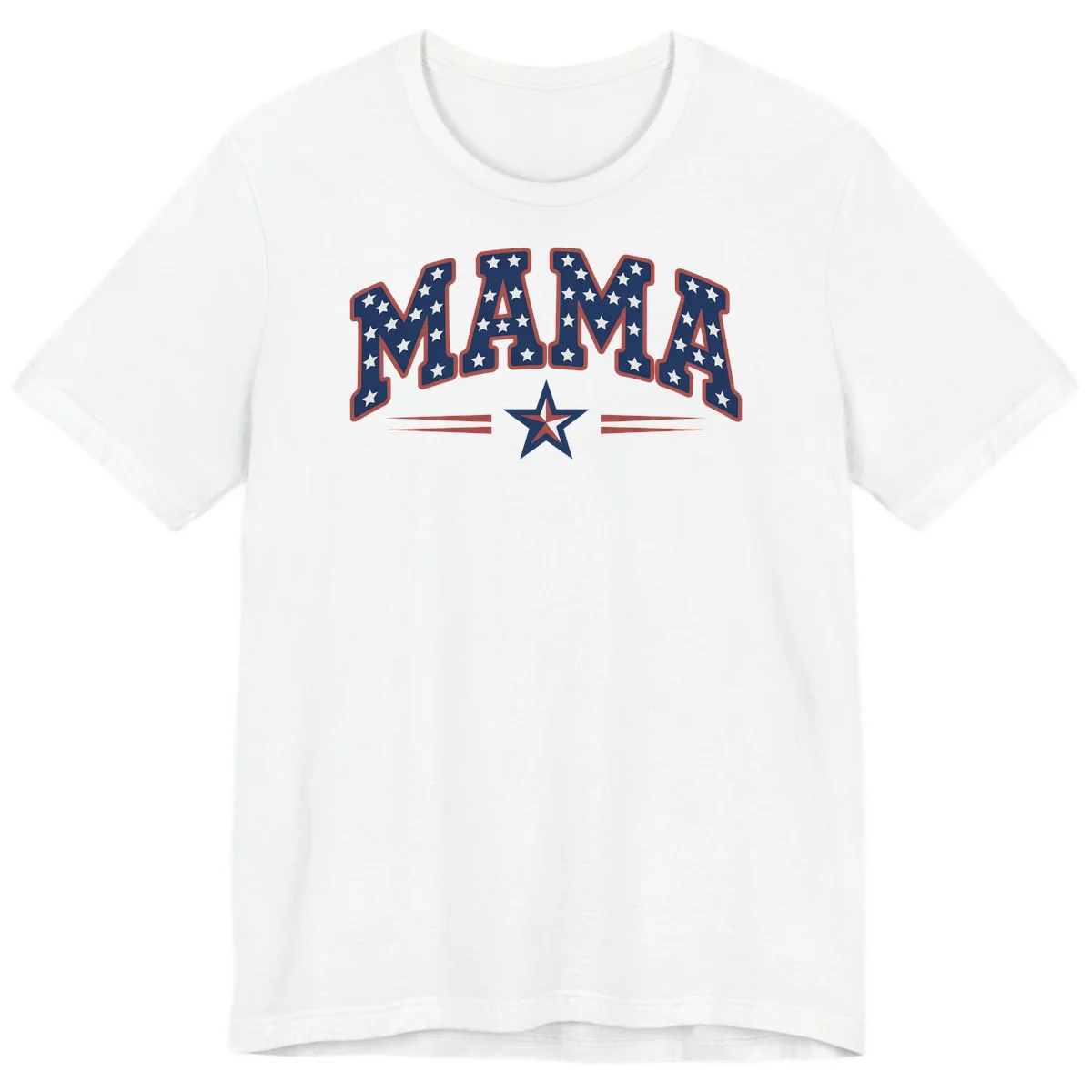 Star-Spangled Mama Premium T-Shirt in White
