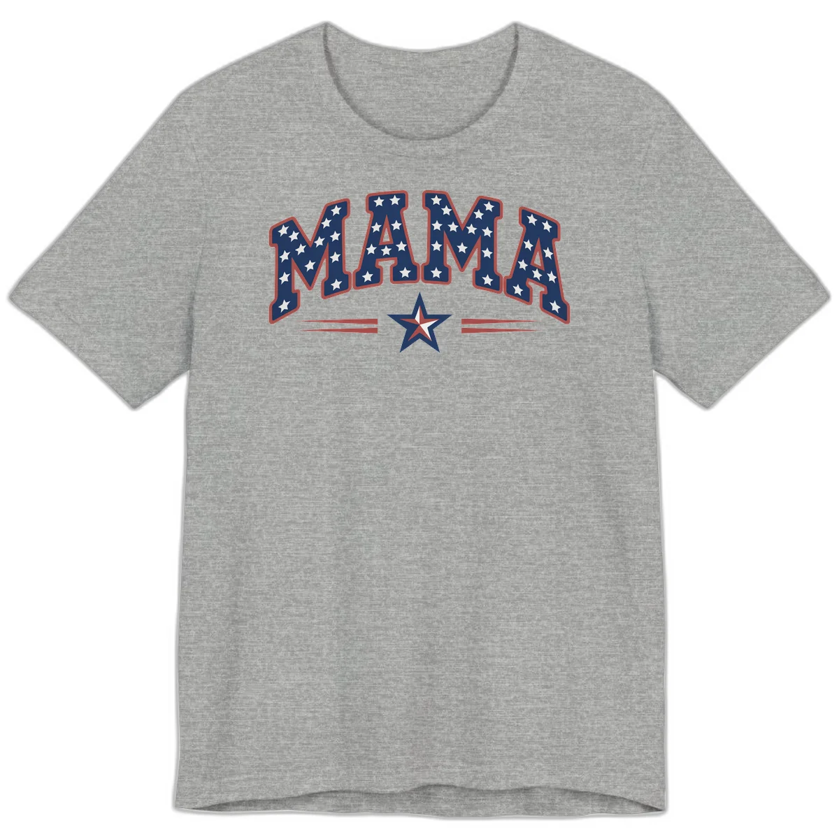 Star-Spangled Mama Premium T-Shirt in Athletic Heather
