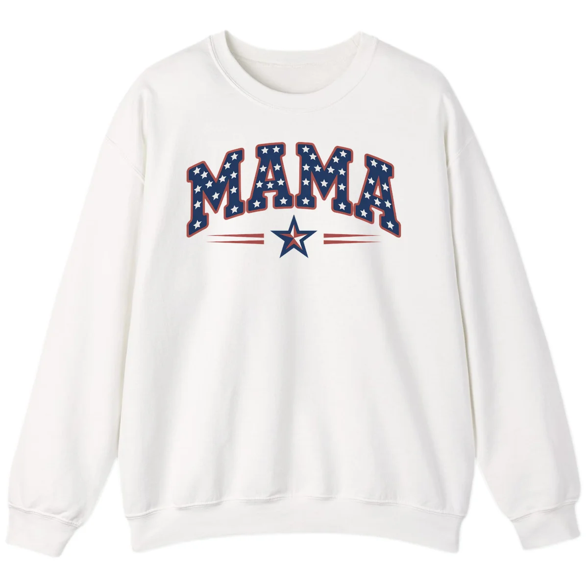 Star-Spangled Mama Sweatshirt in White