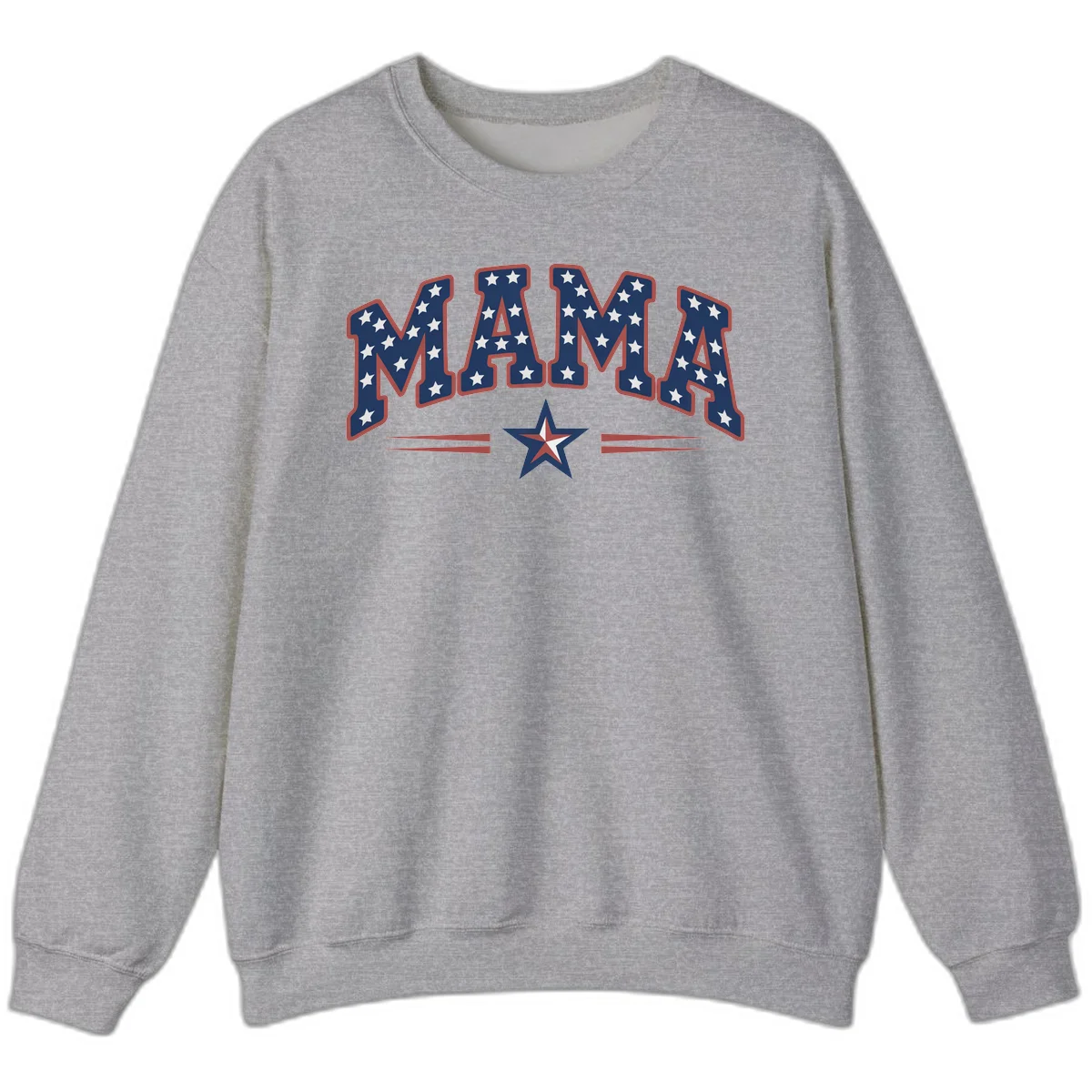 Star-Spangled Mama Sweatshirt in Sport Grey