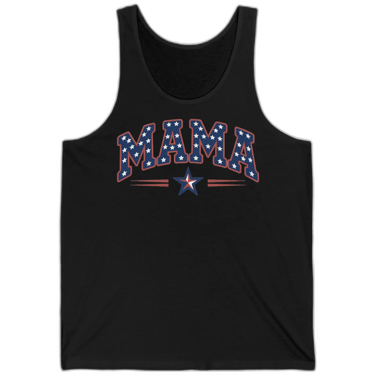 Star-Spangled Mama Tank in Black