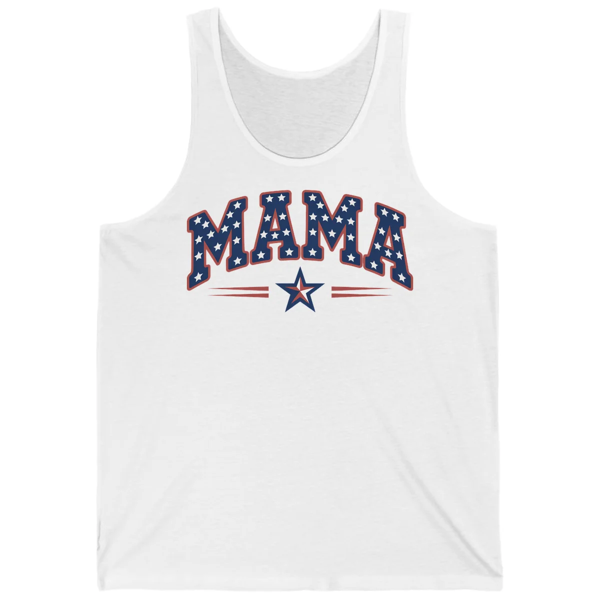Star-Spangled Mama Tank in White