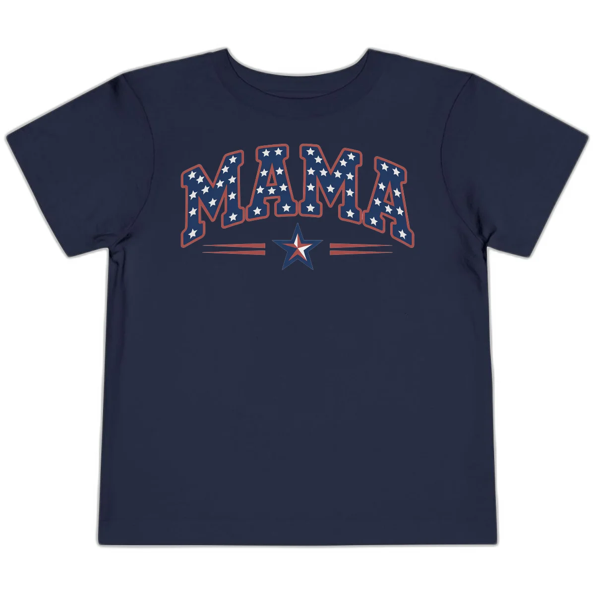 Star-Spangled Mama Toddler T-Shirt in Navy