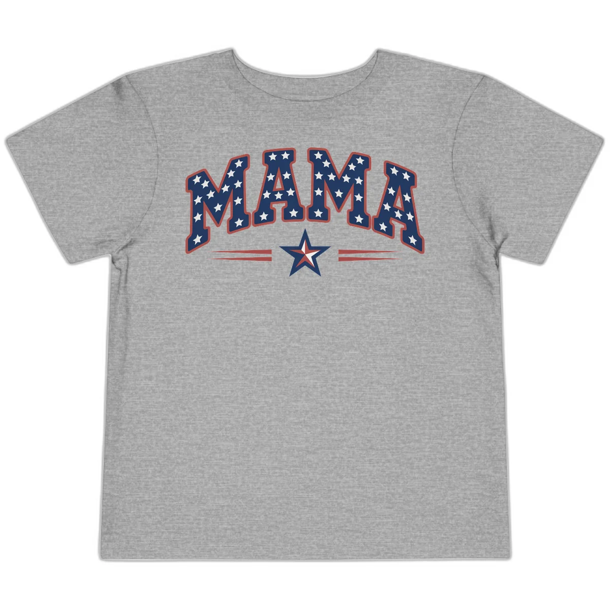 Star-Spangled Mama Toddler T-Shirt in Athletic Heather