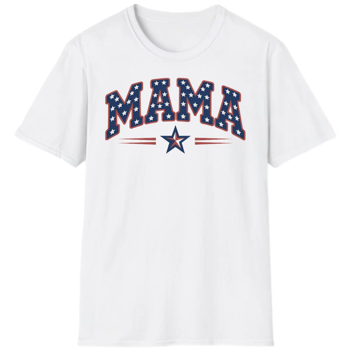 Star-Spangled Mama T-Shirt in White
