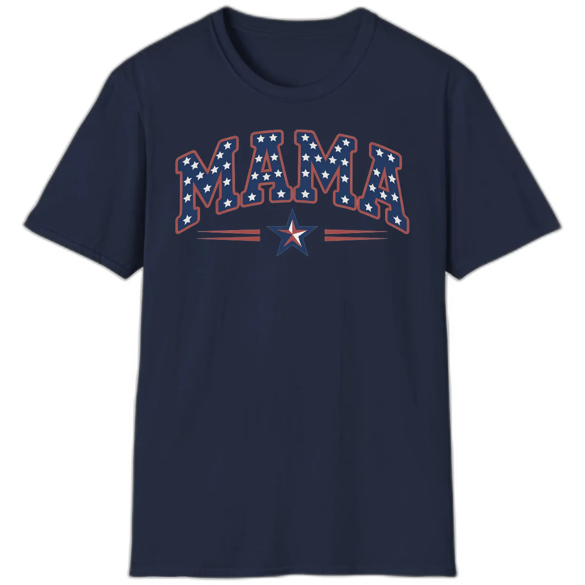 Star-Spangled Mama T-Shirt in Navy