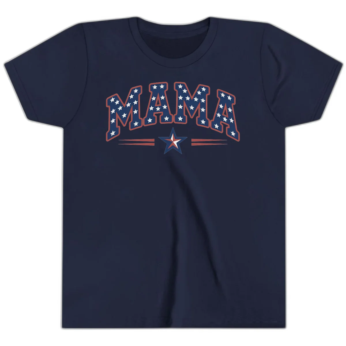 Star-Spangled Mama Youth T-Shirt in Navy