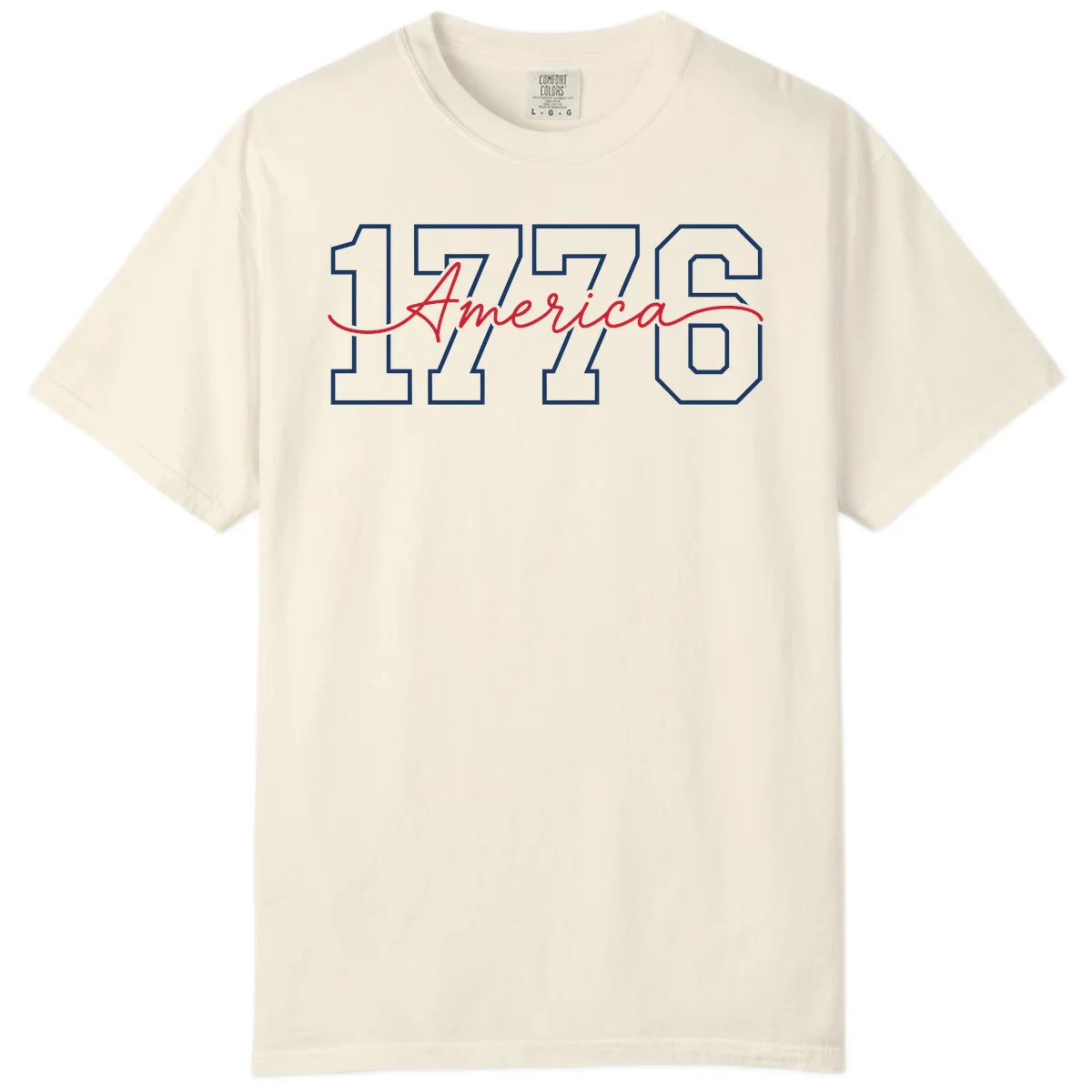 1776 America Semiquincentennial Celebration Comfort Color in Ivory