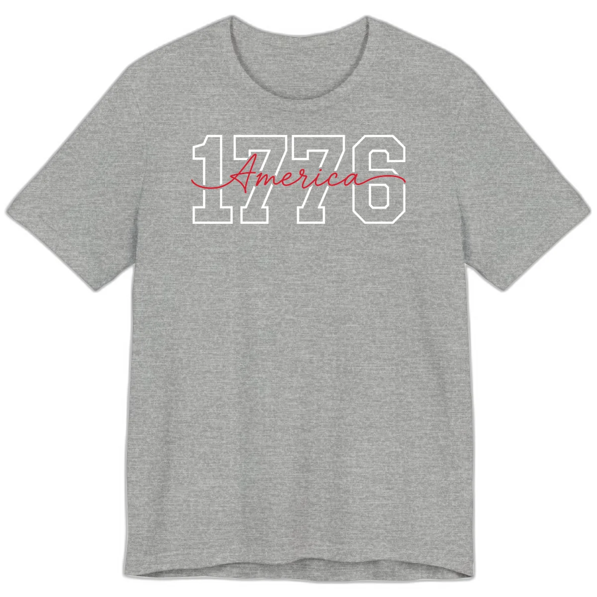 1776 America Semiquincentennial Celebration Premium T-Shirt in Athletic Heather