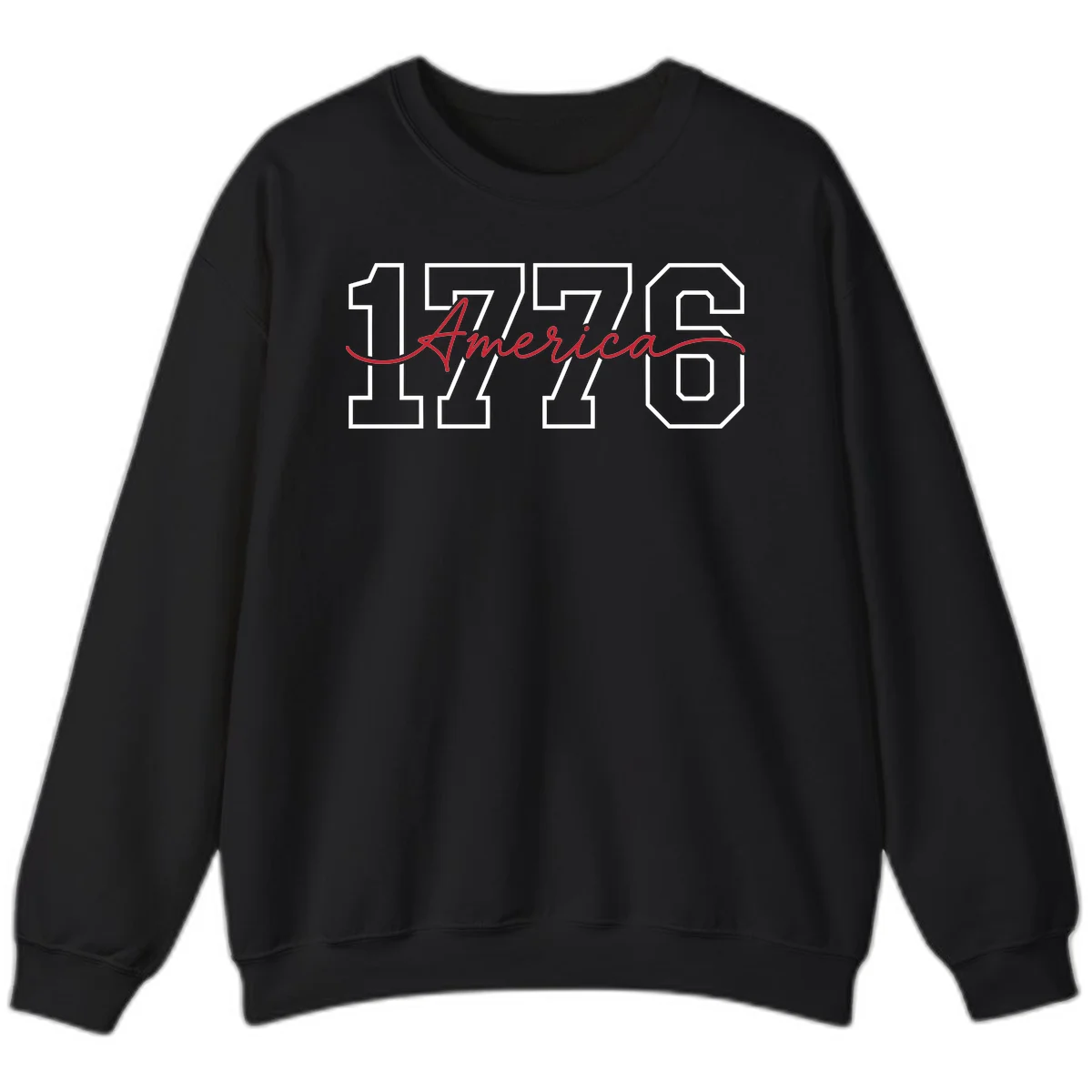 1776 America Semiquincentennial Celebration Sweatshirt in Black