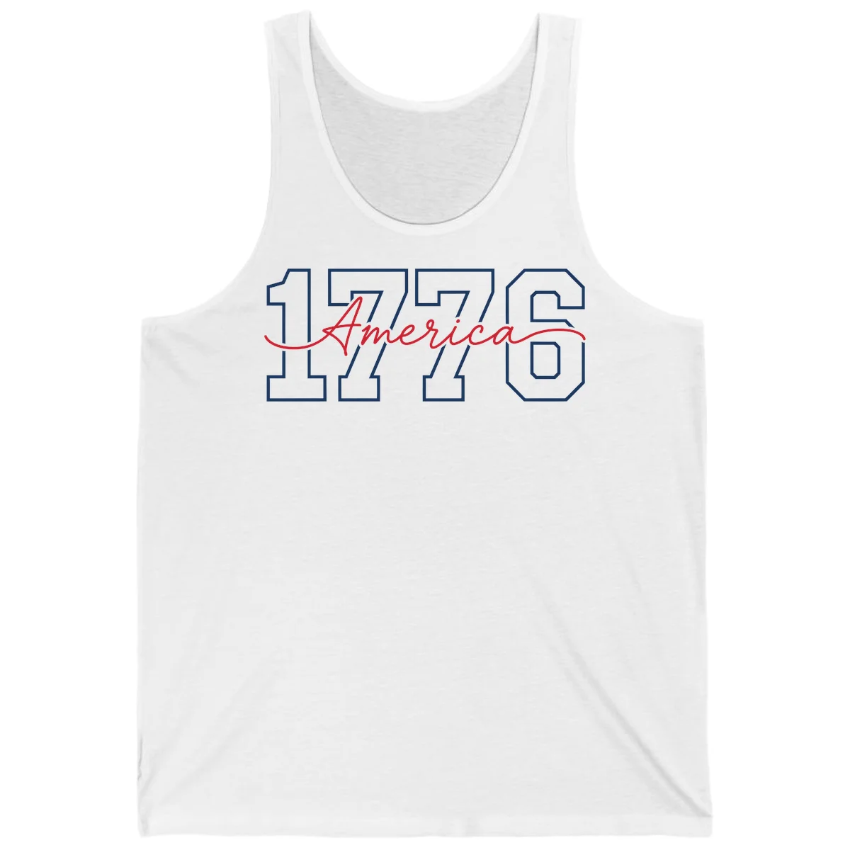 1776 America Semiquincentennial Celebration Tank in White