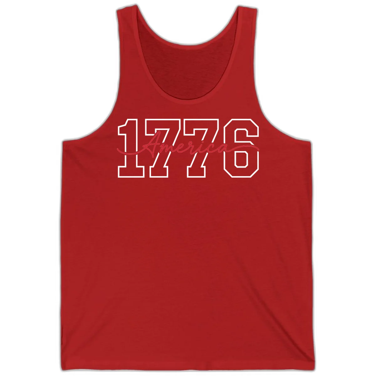 1776 America Semiquincentennial Celebration Tank in Red