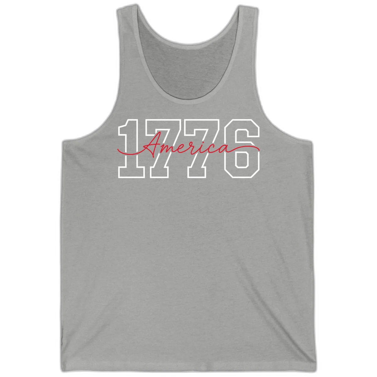 1776 America Semiquincentennial Celebration Tank in Athletic Heather