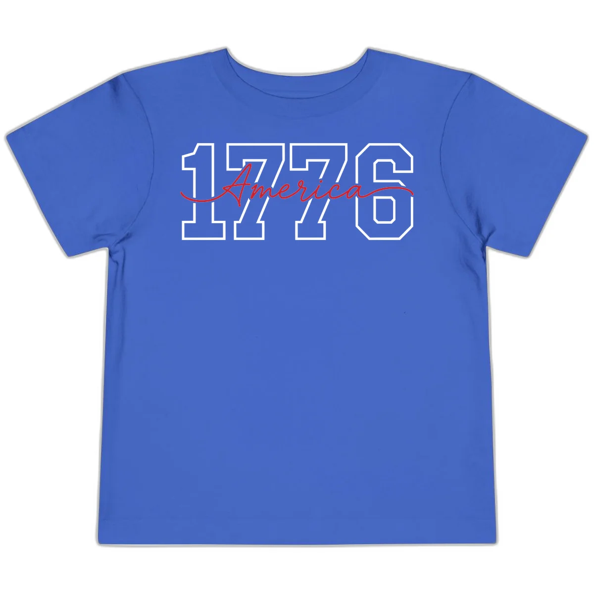 1776 America Semiquincentennial Celebration Toddler T-Shirt in True Royal