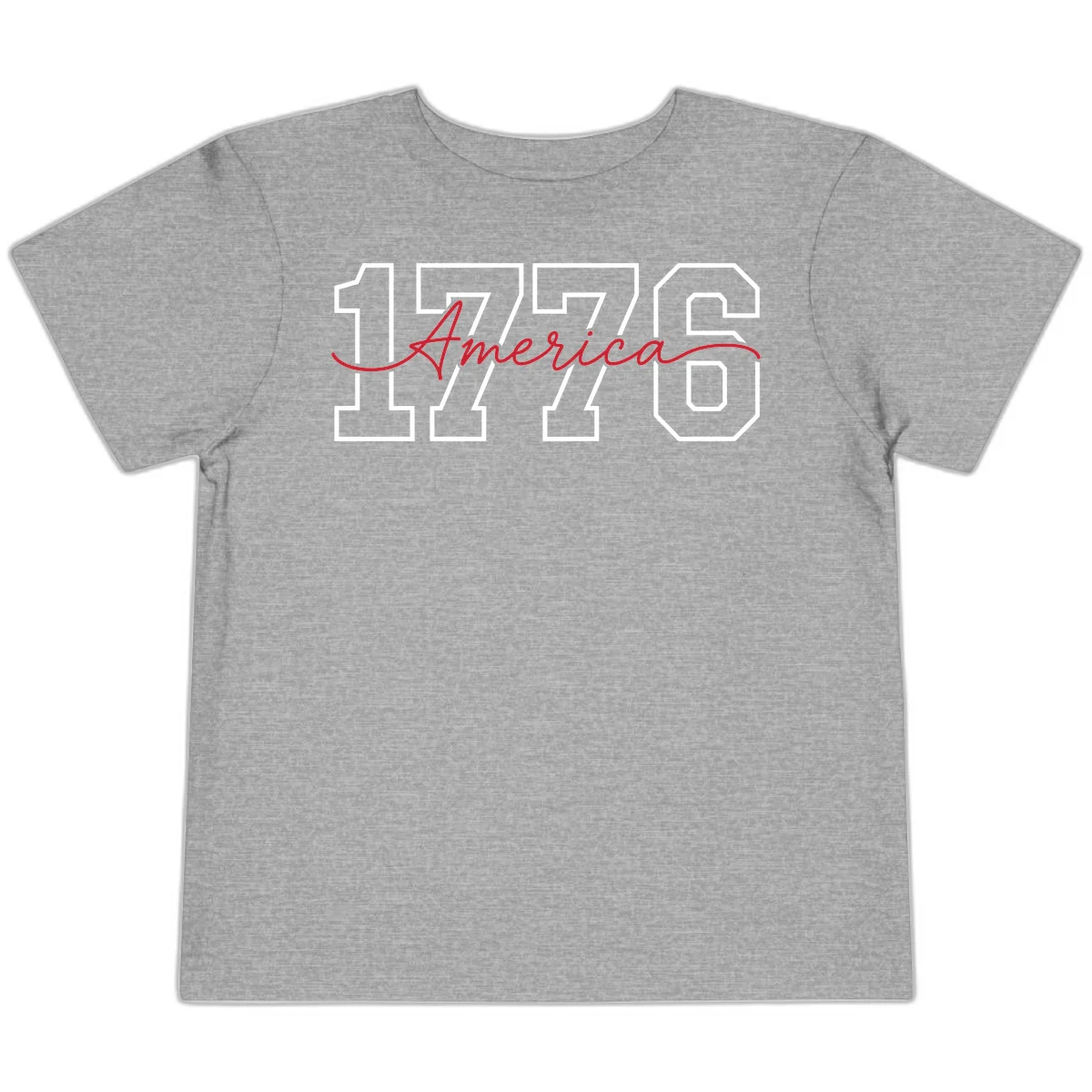 1776 America Semiquincentennial Celebration Toddler T-Shirt in Athletic Heather
