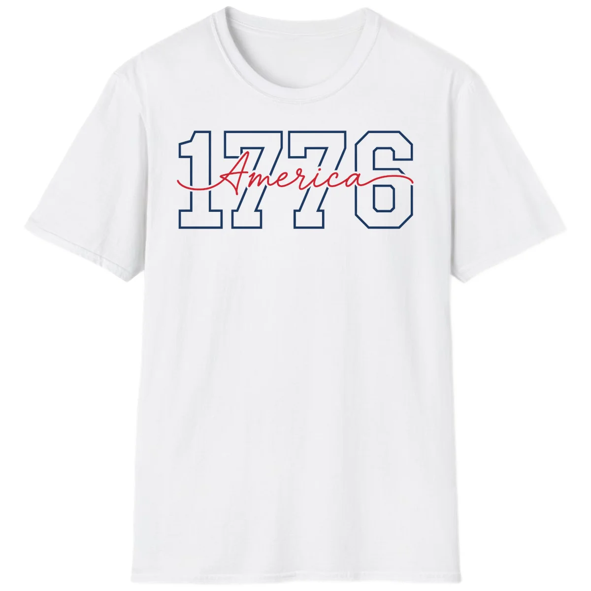 1776 America Semiquincentennial Celebration T-Shirt in White