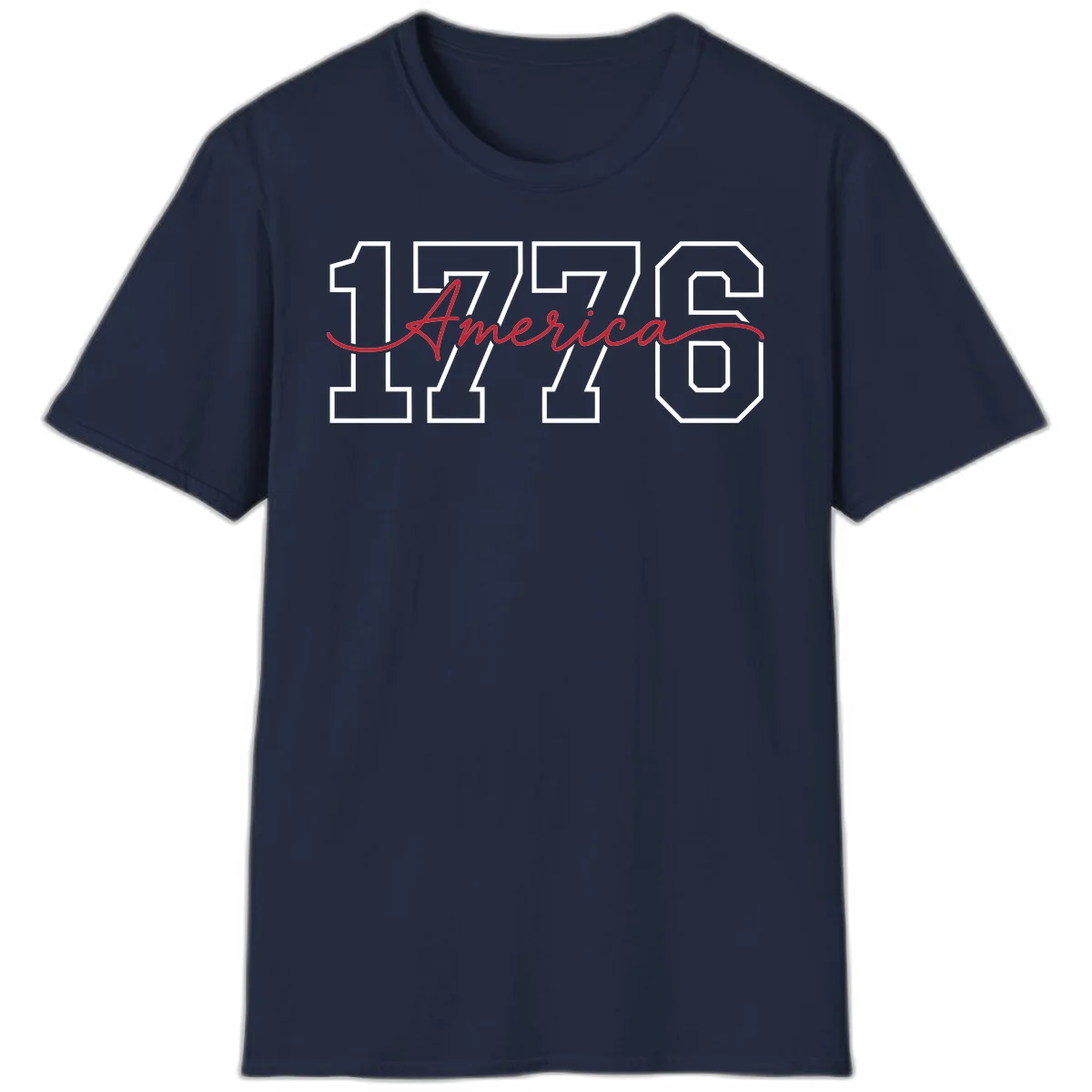 1776 America Semiquincentennial Celebration T-Shirt in Navy