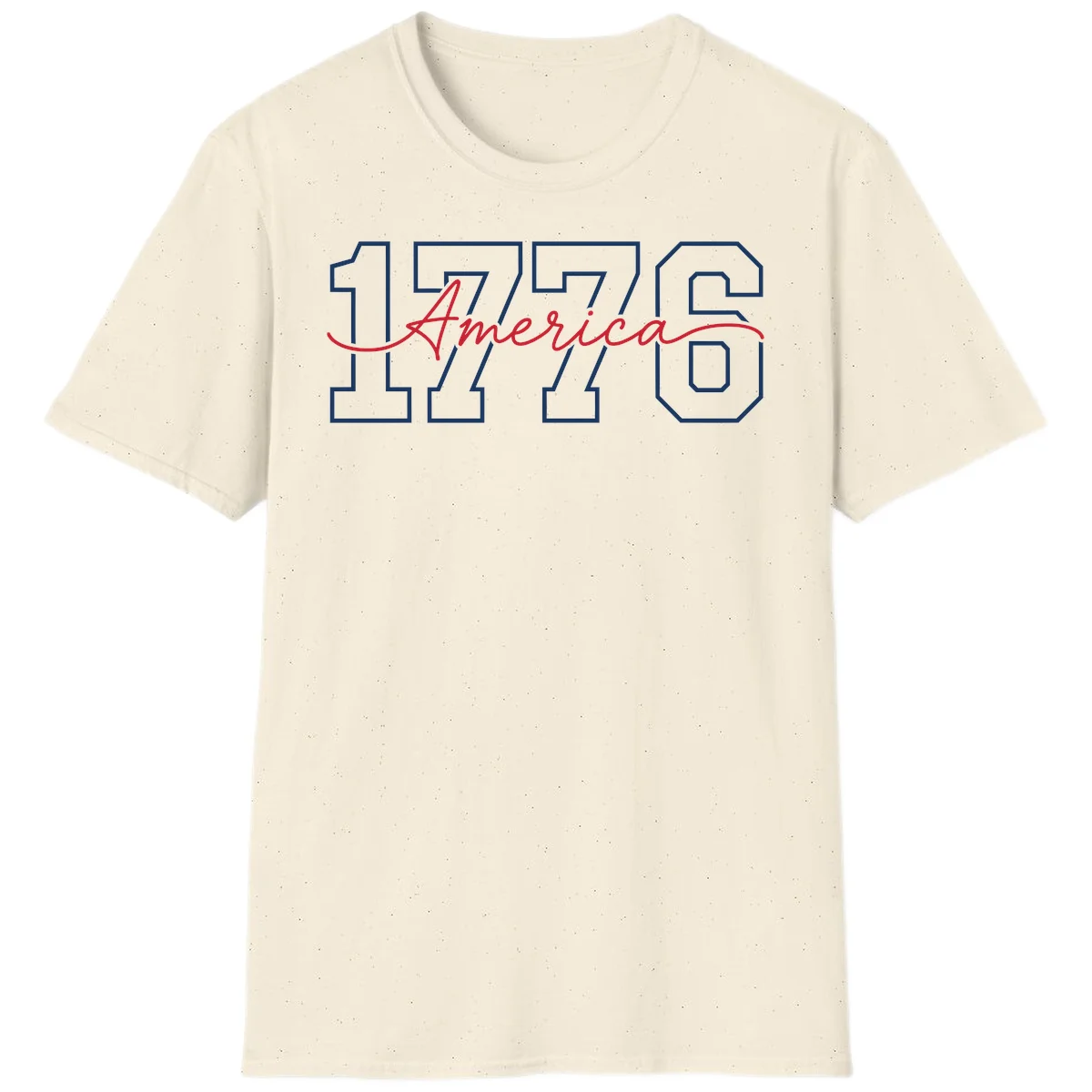 1776 America Semiquincentennial Celebration T-Shirt in Natural