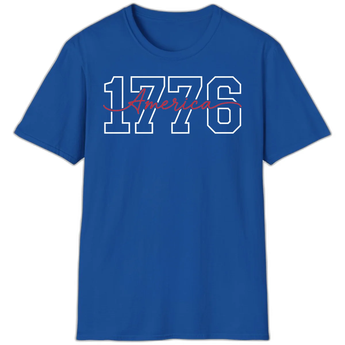 1776 America Semiquincentennial Celebration T-Shirt in Royal