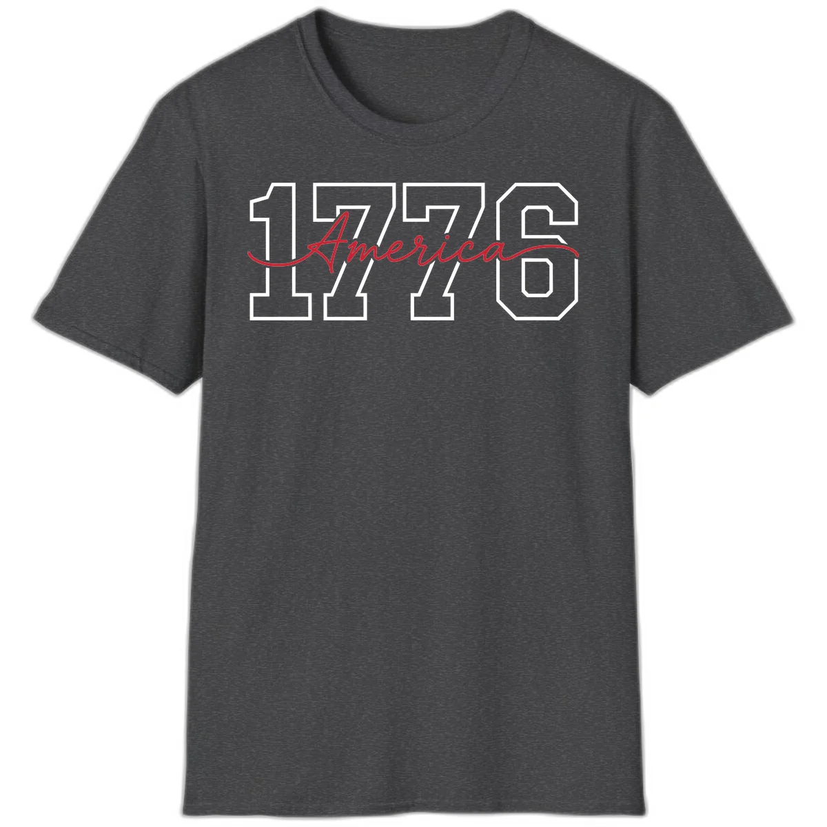 1776 America Semiquincentennial Celebration T-Shirt in Dark Heather