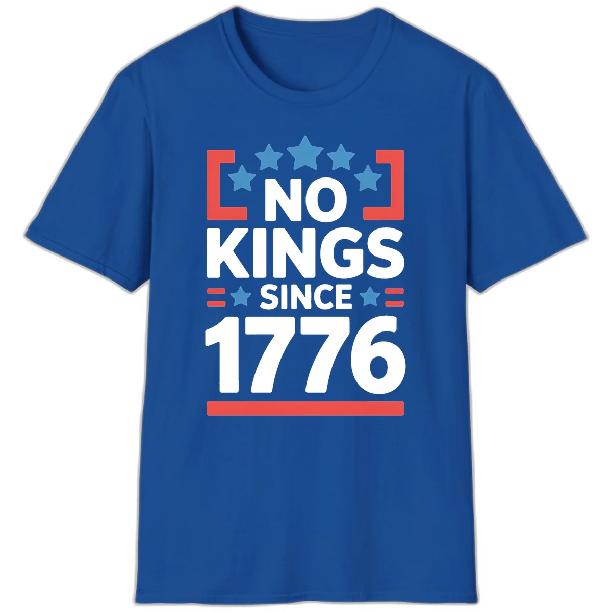 No Kings Since 1776 T-Shirt in Royal