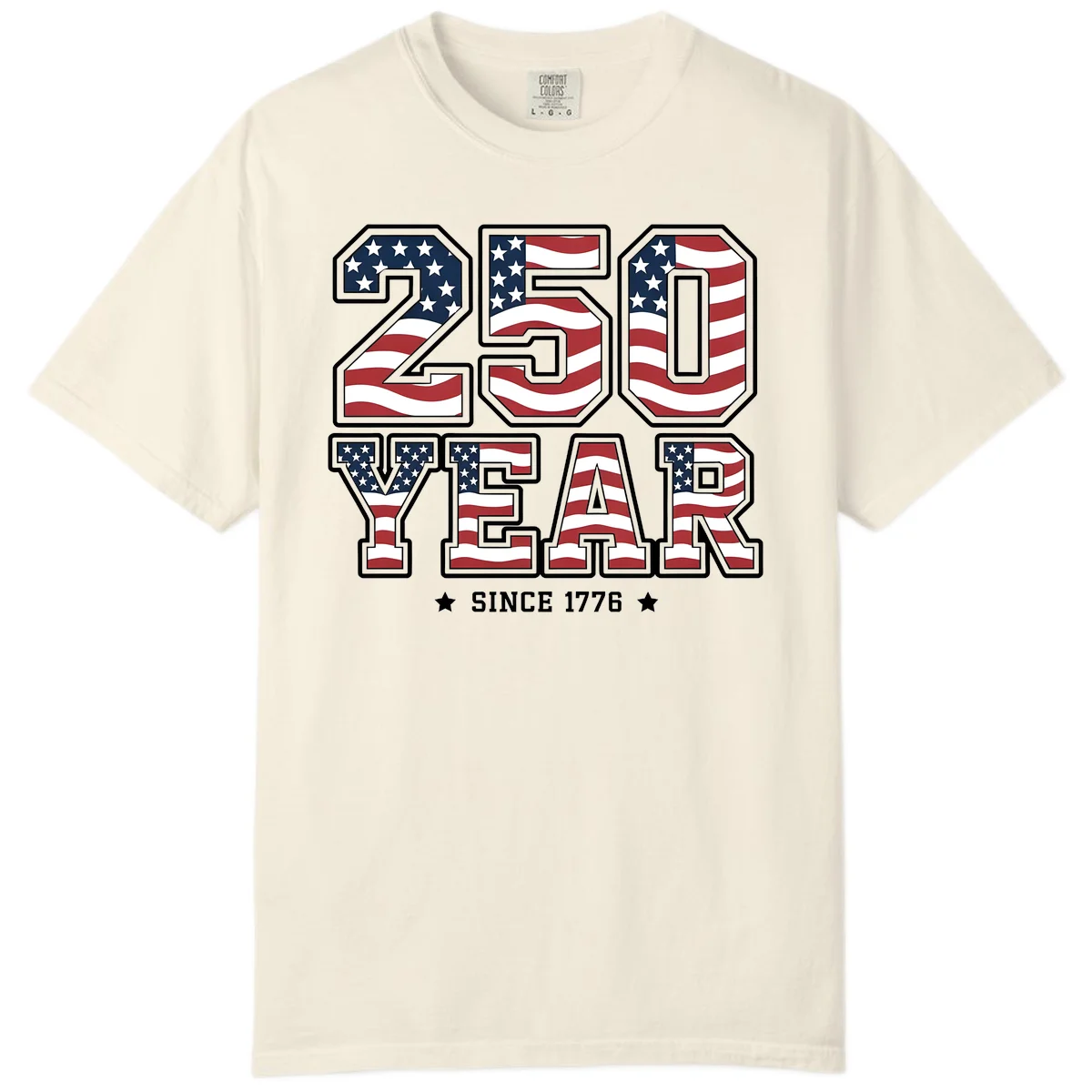 America's 250th Celebration Heritage Comfort Color in Ivory