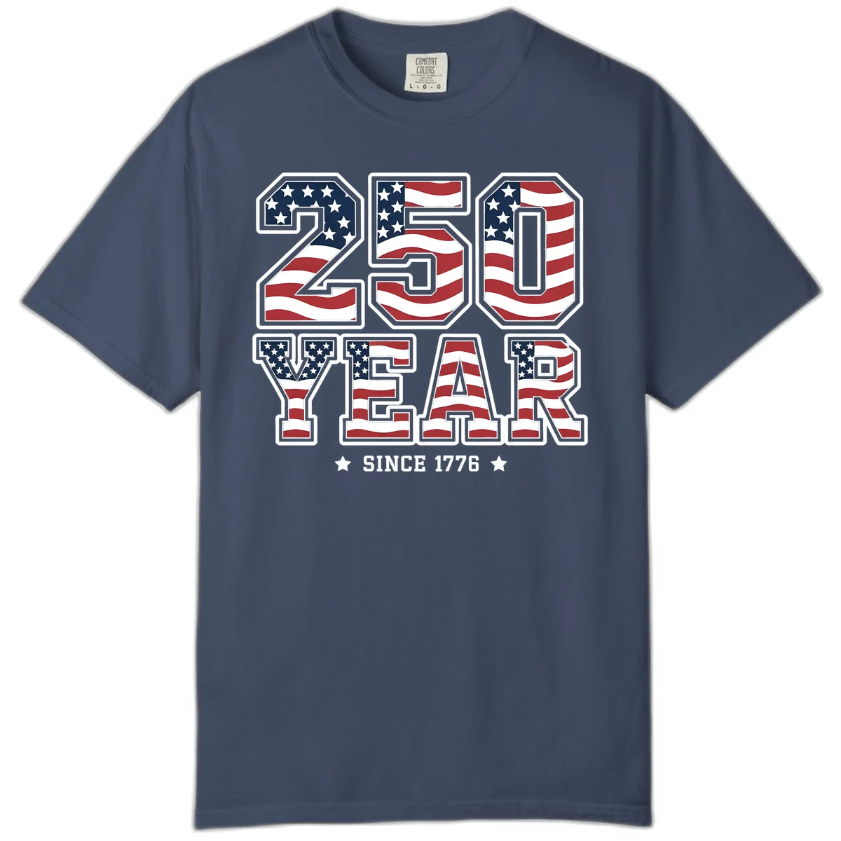 America's 250th Celebration Heritage Comfort Color in Midnight