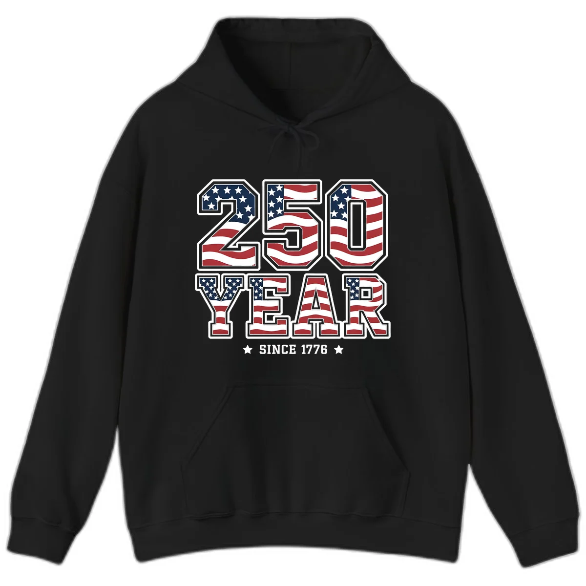 America's 250th Celebration Heritage Hoodie in Black