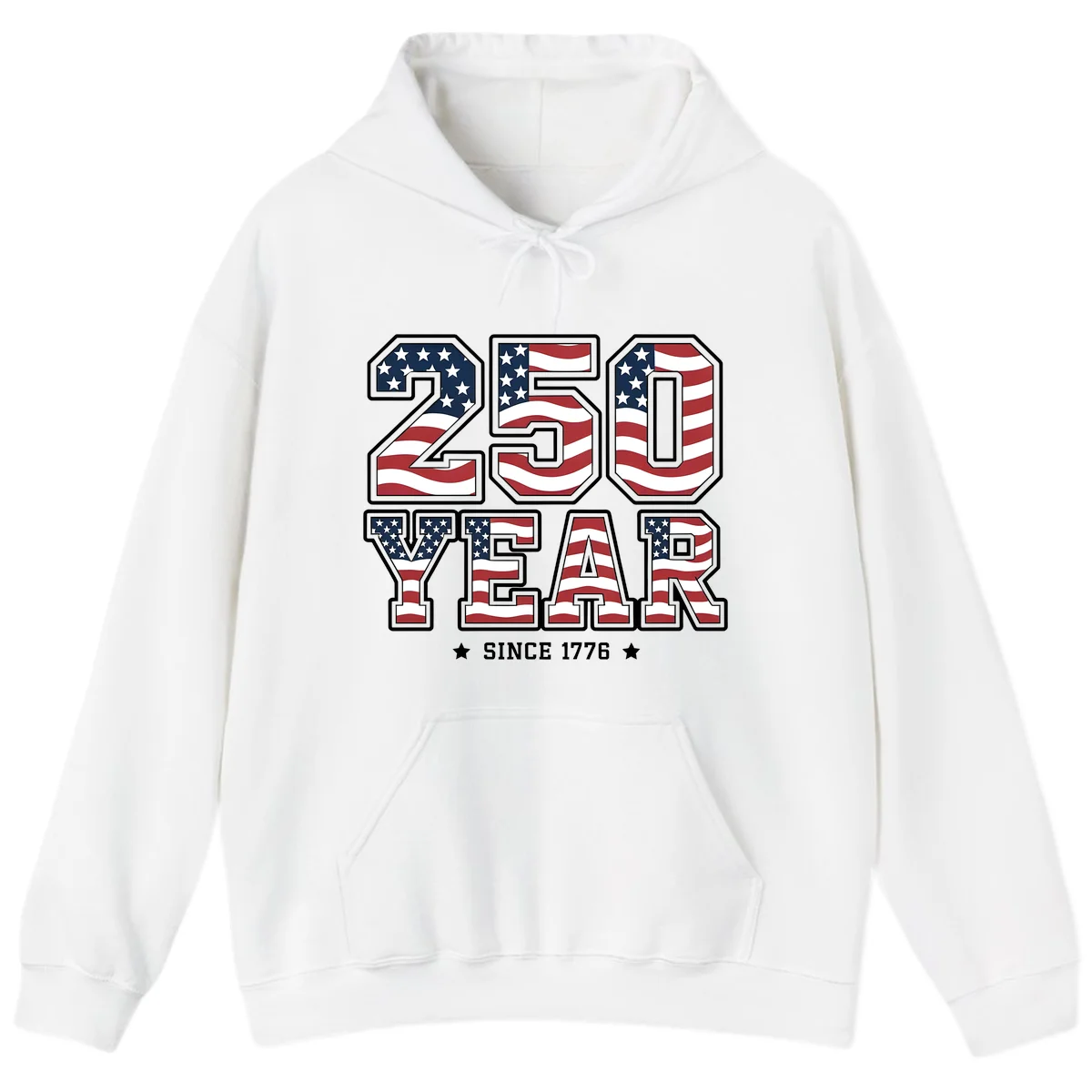 America's 250th Celebration Heritage Hoodie in White