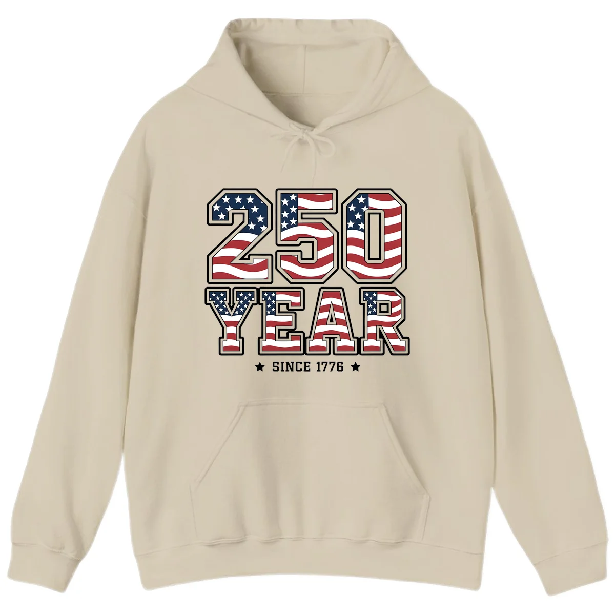 America's 250th Celebration Heritage Hoodie in Sand