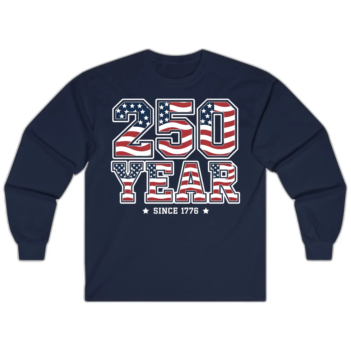 America's 250th Celebration Heritage Long Sleeve in Navy
