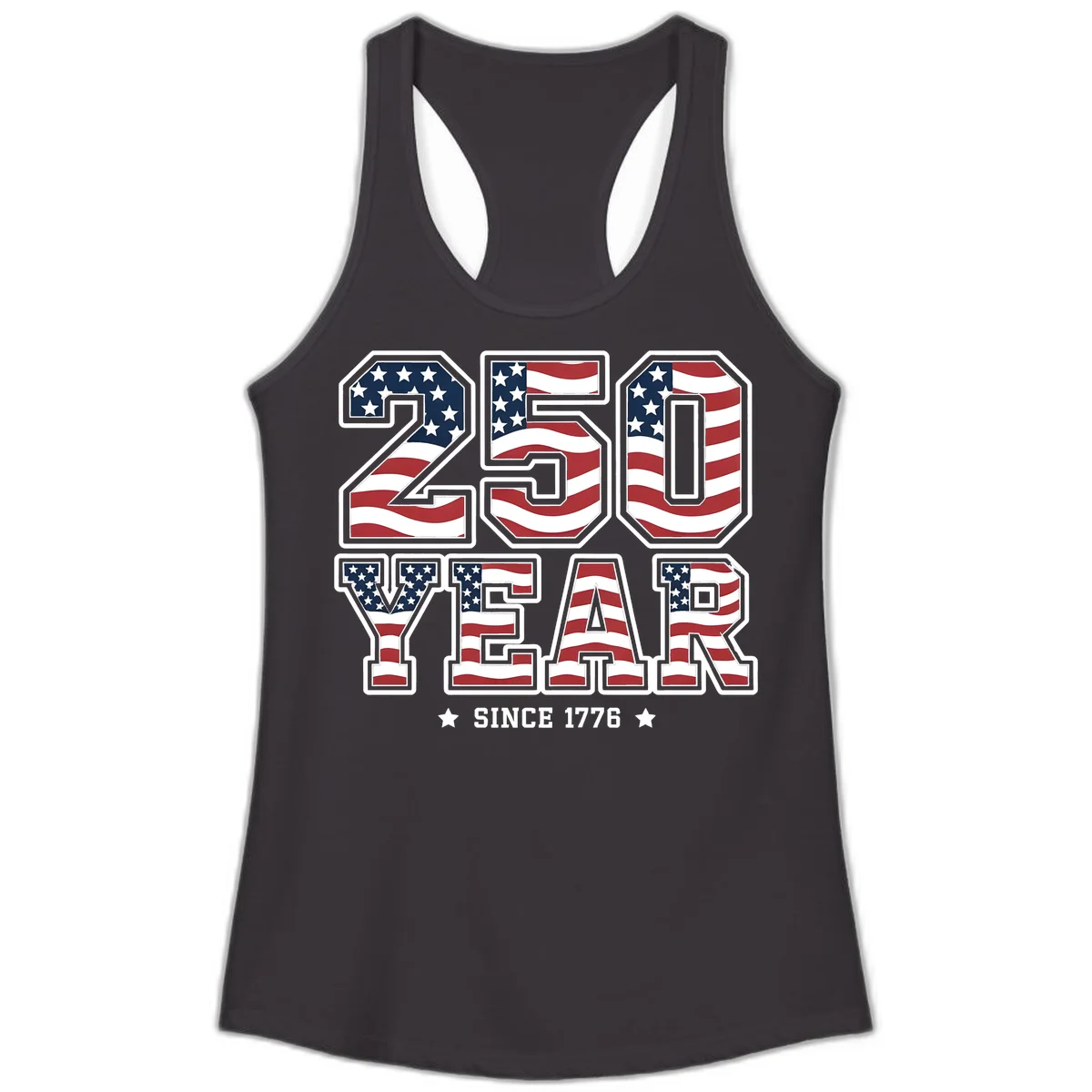 America's 250th Celebration Heritage Ladies Tank in Black