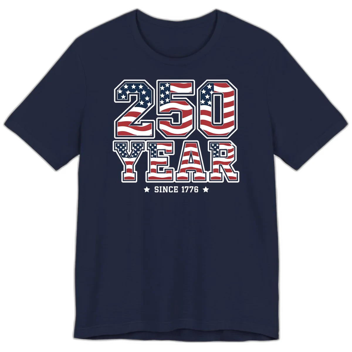 America's 250th Celebration Heritage Premium T-Shirt in Navy