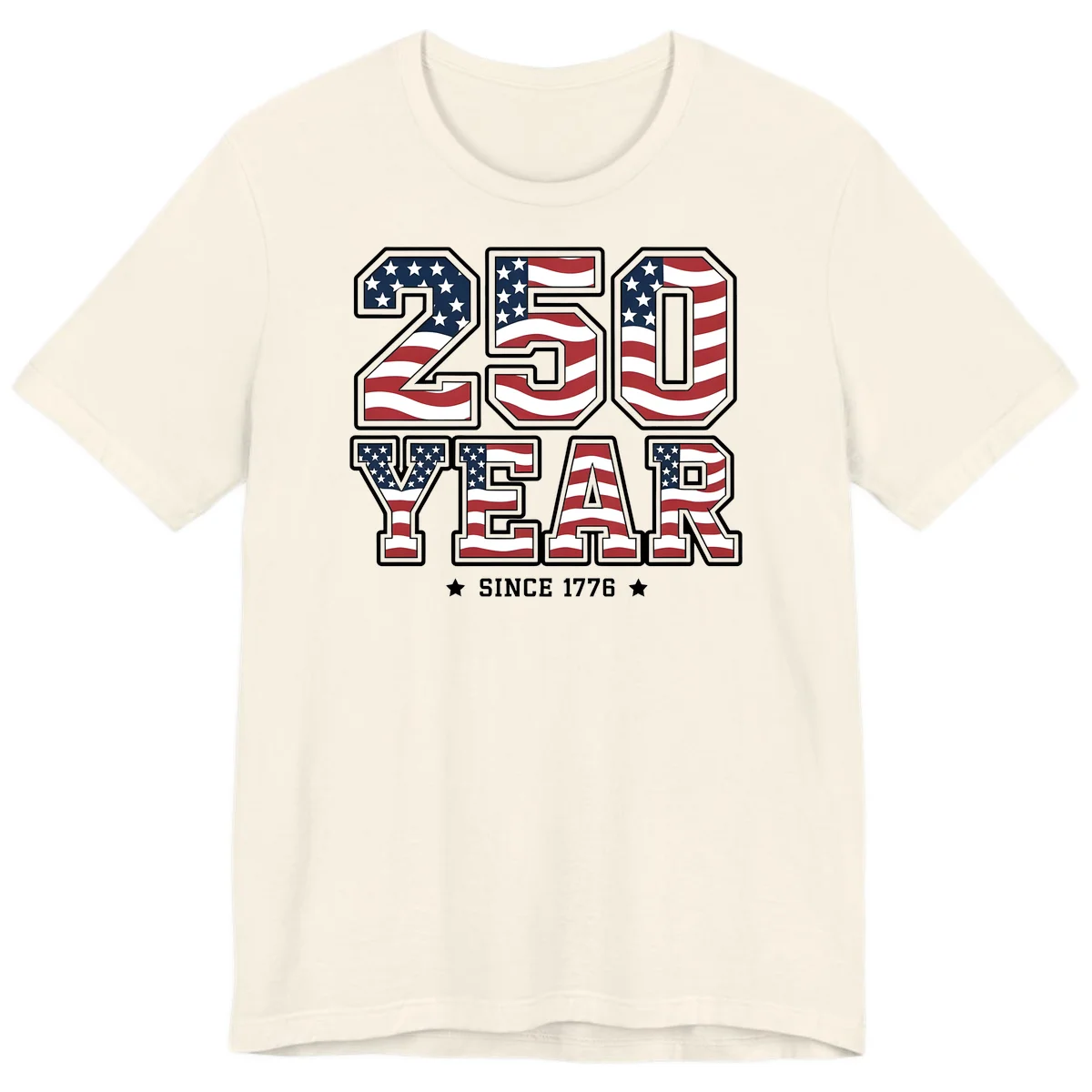 America's 250th Celebration Heritage Premium T-Shirt in Natural